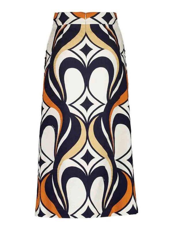 LA DOUBLEJ: Knielange und Midi Röcke online - Midirock - Beige