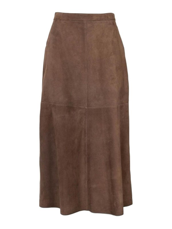 Max Mara: Knee length skirts & Midi - Powder
