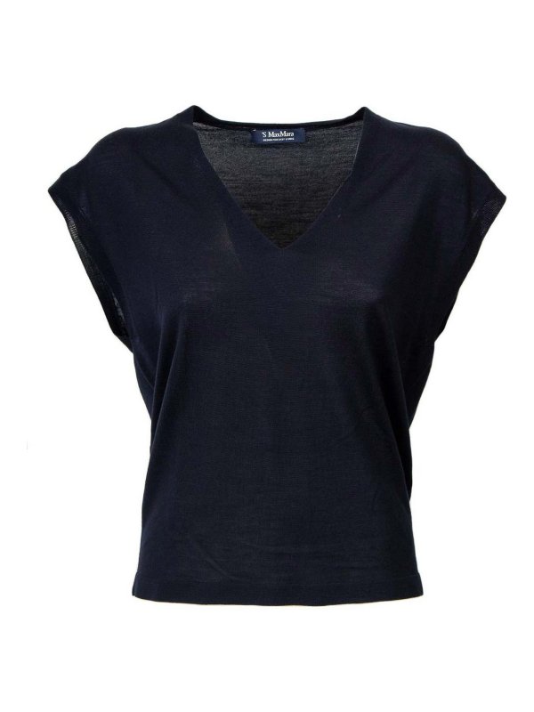 Max Mara: Abrigos cortos - Abrigo Corto - Azul