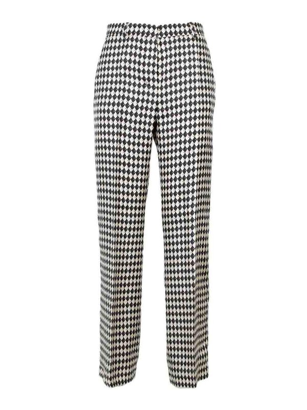 Max Mara: Casual Hosen - Casual Hose - Weiß