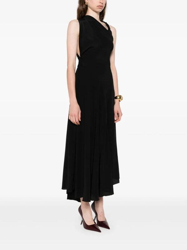 VICTORIA BECKHAM: knee length dresses online - Asymmetrical Dress