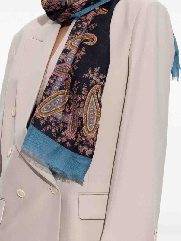 The Best Shops ETRO: scarves - Paisley press scarf
