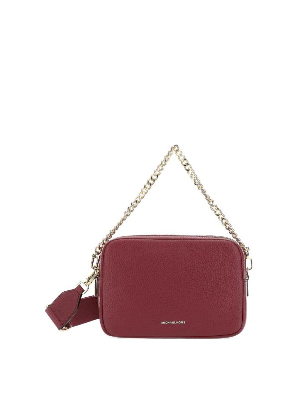 MICHAEL KORS: Bolsas bandoleras - Bolsa Bandolera - Rojo Oscuro