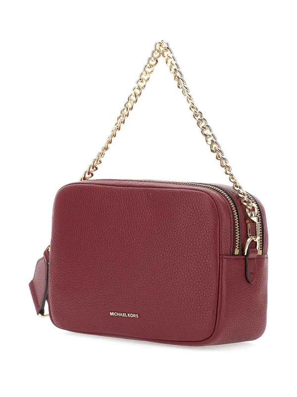 MICHAEL KORS: Bolsas bandoleras online - Bolsa Bandolera - Rojo Oscuro