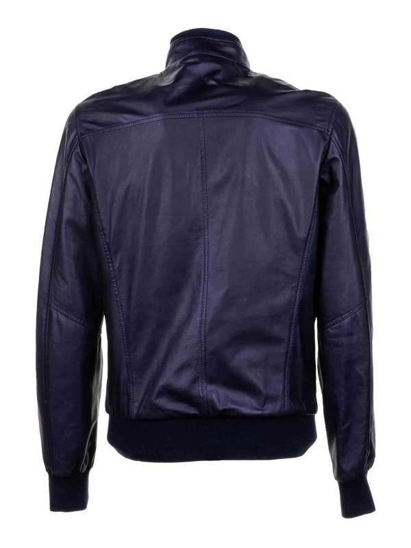 BARBA: レザージャケット online - レザージャケット - ブルー