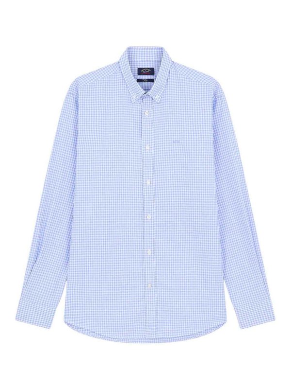 PAUL & SHARK: shirts - Paul & Shark cotton paint shirt with logo