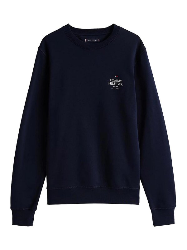 TOMMY HILFIGER: Sweatshirts & Pulls - Sweat-Shirts - Bleu