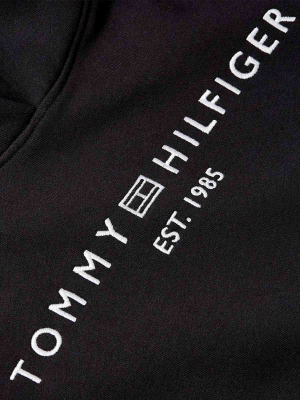 The Best Shops TOMMY HILFIGER: Sweatshirts & Sweaters - Hooded sweatshirt and embroidered logo
