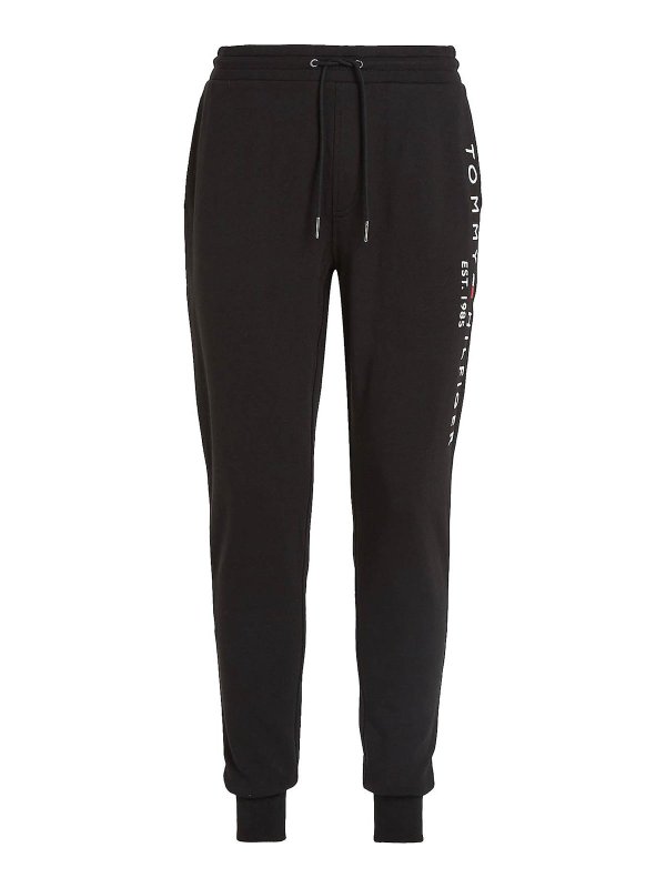 TOMMY HILFIGER: Tailored & Formal trousers - Blue suit trousers with logo