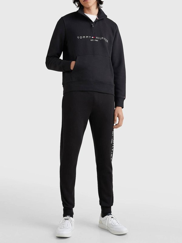 TOMMY HILFIGER: Tailored & Formal trousers online - Blue suit trousers with logo