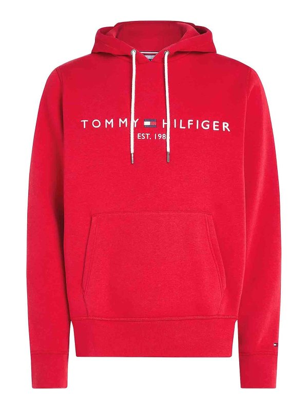 TOMMY HILFIGER: Sweatshirts und Pullover - Sweatshirt - Rot