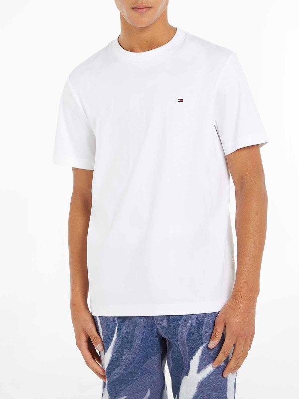 The Best Shops TOMMY HILFIGER: T-shirts - T-Shirt - Weiß