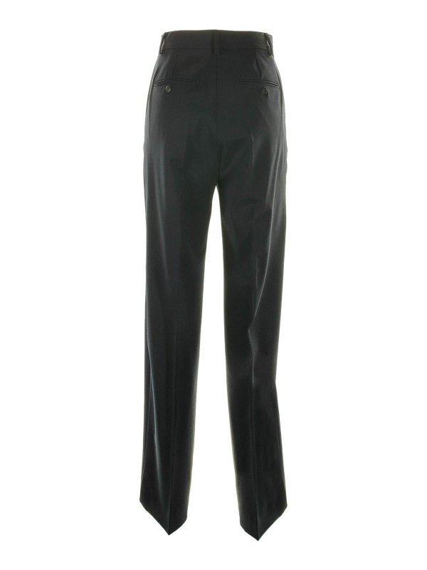 WEEKEND MAX MARA: casual trousers online - Navy blue orbit -waisted trousers