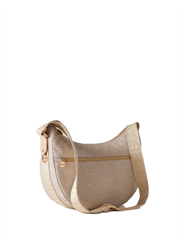 Borbonese: shopper online - Borsa A Tracolla Hobo Luna Middle
