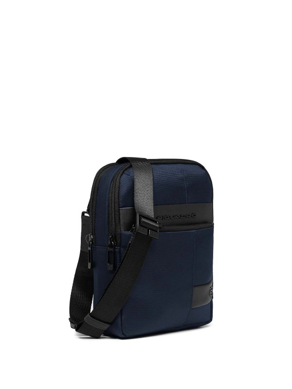 PIQUADRO: cross body bags online - Bag in leather and fabric