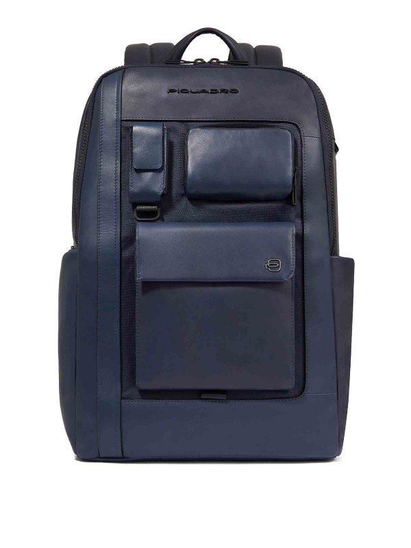 PIQUADRO: Mochilas - Mochila - Azul