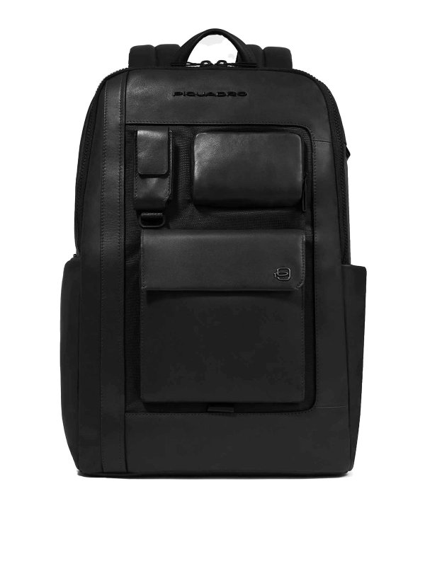 PIQUADRO: バックパック - バックパック - 黒