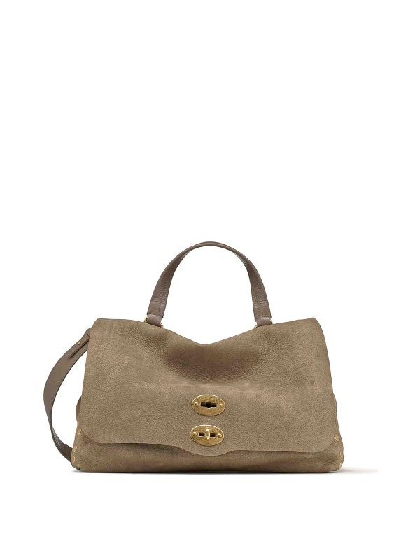 ZANELLATO: borse a tracolla - Borsa Postina Jones Large Marrone