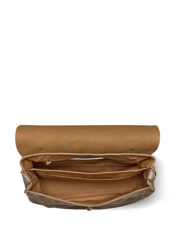 Borsa Postina Jones Large Marrone shop online: ZANELLATO