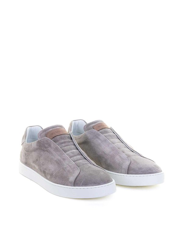 BARRETT: trainers online - Sneaker Slip On Greige In Suede