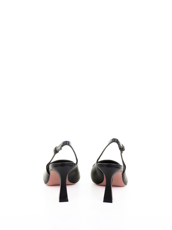 The Best Shops ROBERTO FESTA: court shoes - Dcollet Slingback in Nero Punta Nappa