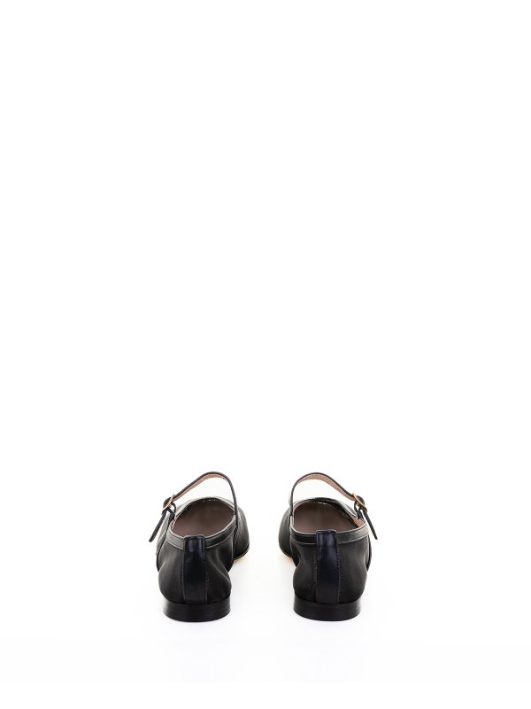 The Best Shops STATUS: ballerine - Ballerina Nera Con Cinturino