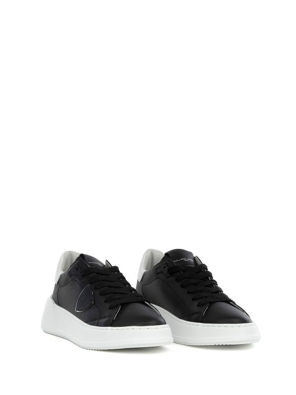 PHILIPPE MODEL: sneakers online - Sneaker Tres Temple Low Donna Nera