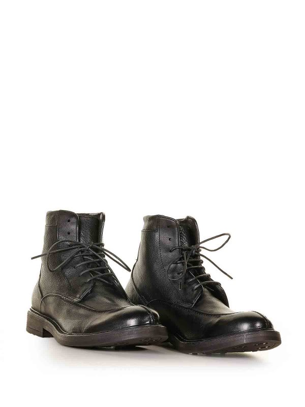 HUNDRED100: boots online - Polish leather with laces