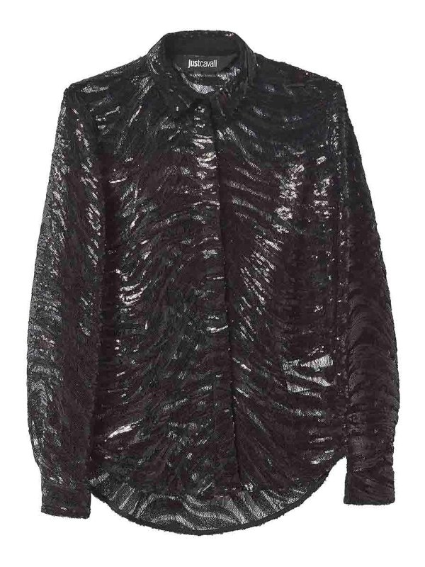 JUST CAVALLI: シャツ - シャツ - 黒