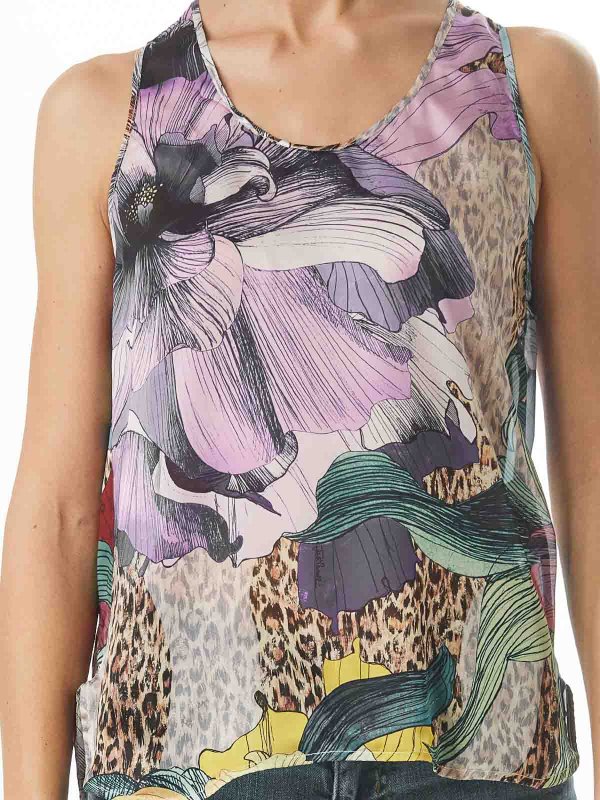 JUST CAVALLI buy online Flower printing top