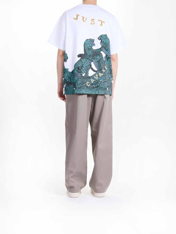 Placed Full Leopard T-Shirt shop online: JUST CAVALLI