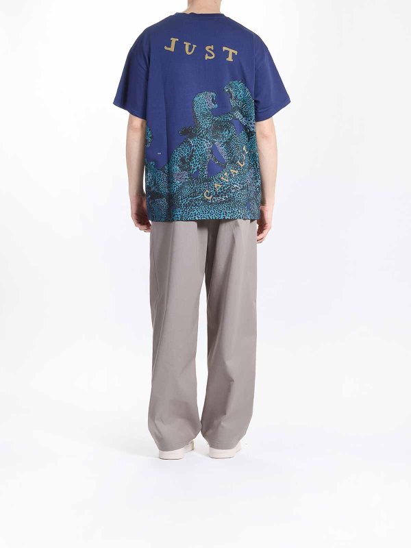 Placed Full Leopard T-Shirt shop online: JUST CAVALLI