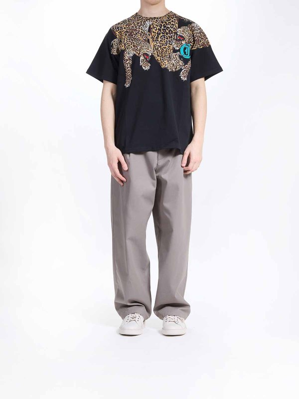 JUST CAVALLI: T-shirts online - T-Shirt - Noir