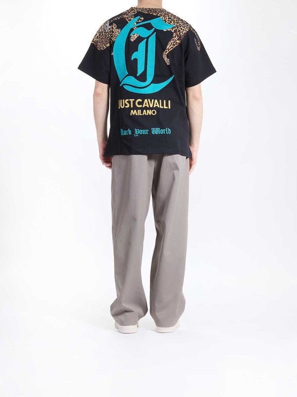 T-Shirt - Noir shop online: JUST CAVALLI