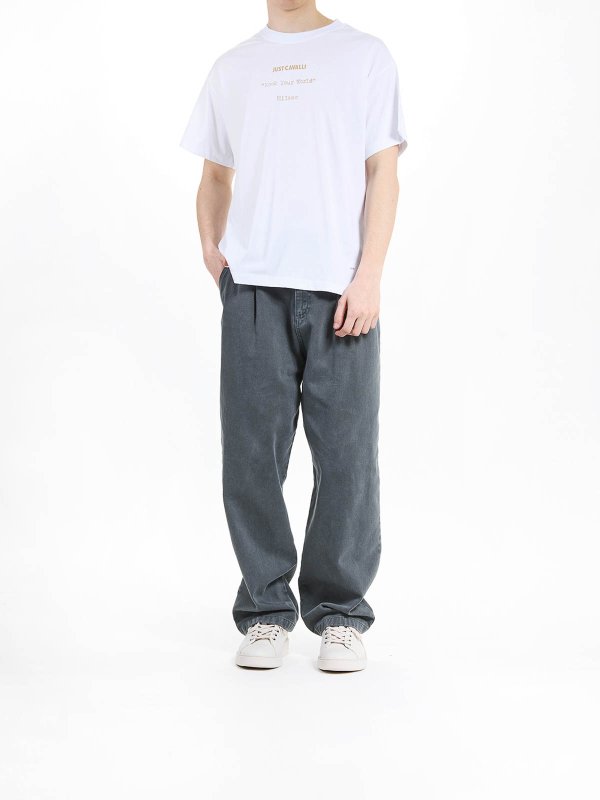 The Best Shops JUST CAVALLI: t-shirts - Flames T-Shirt