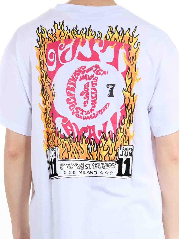 JUST CAVALLI buy online Flames T-Shirt