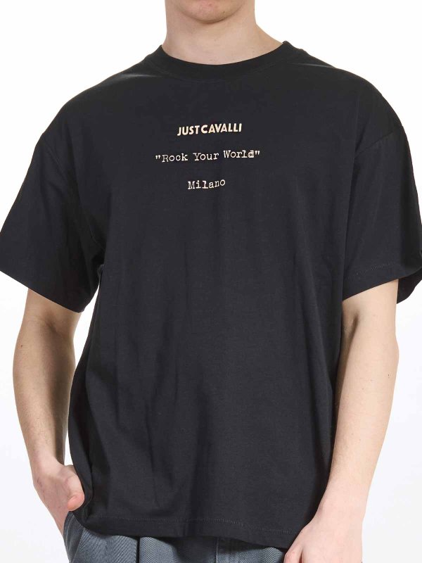 JUST CAVALLI buy online Camiseta - Negro