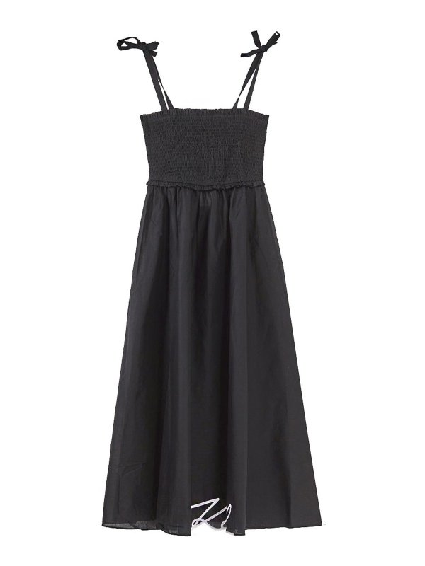 KARL LAGERFELD: Vestidos largos - Vestido Largo - Negro