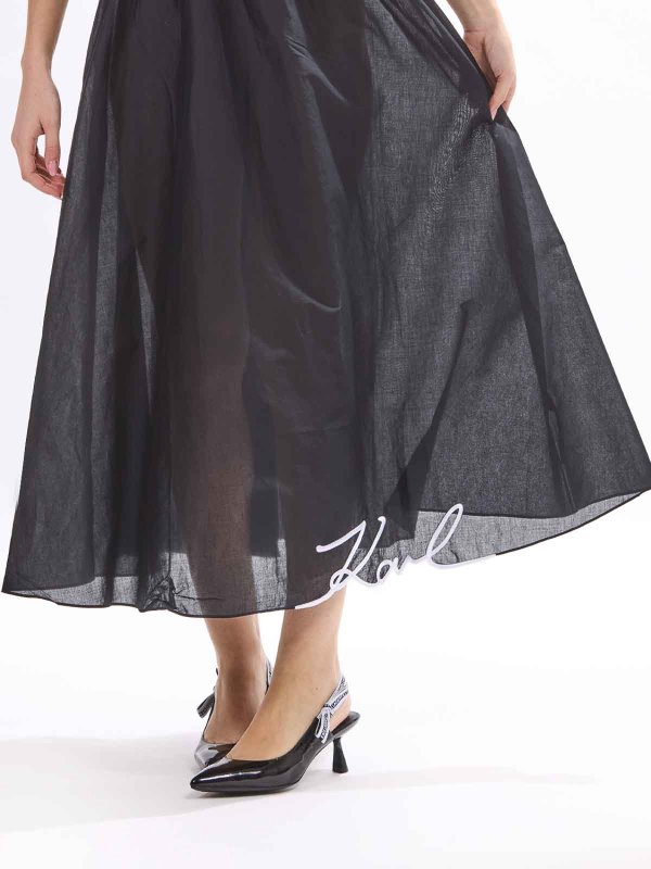 KARL LAGERFELD buy online Vestido Largo - Negro
