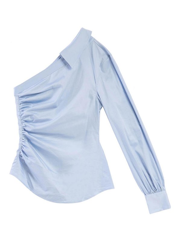 KARL LAGERFELD: Blusas - Blusa - Azul Claro