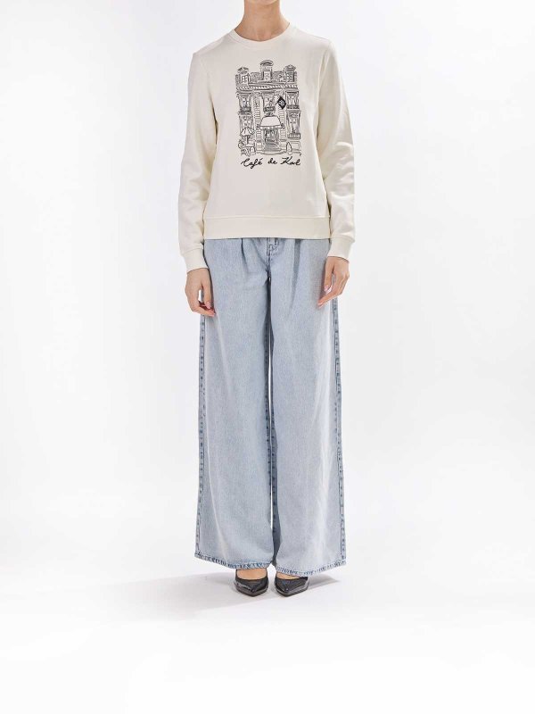 KARL LAGERFELD: Sudaderas y suéteres online - Sudadera - Crema