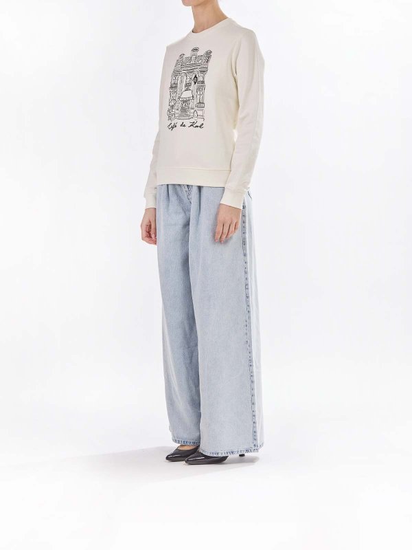 The Best Shops KARL LAGERFELD: Sudaderas y suéteres - Sudadera - Crema