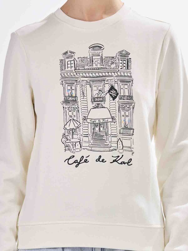 KARL LAGERFELD buy online Sudadera - Crema