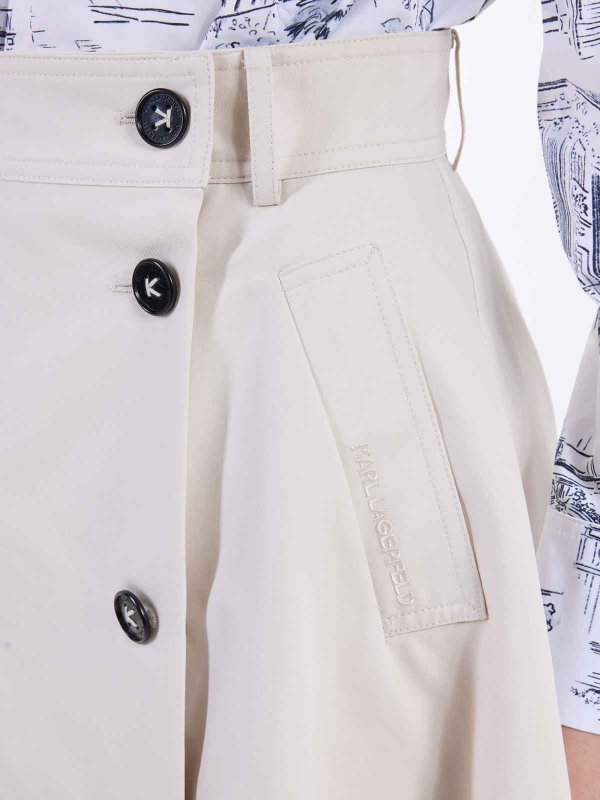 KARL LAGERFELD buy online Trench-Coat - Taupe