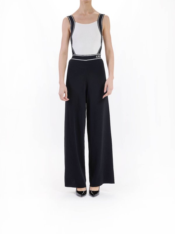 KARL LAGERFELD: tute online - Tuta a maglia logo