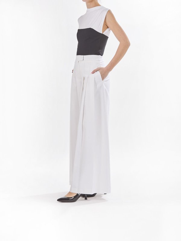 The Best Shops KARL LAGERFELD: Maßgeschneiderte und Formale Hosen - Formale Hose - Weiß