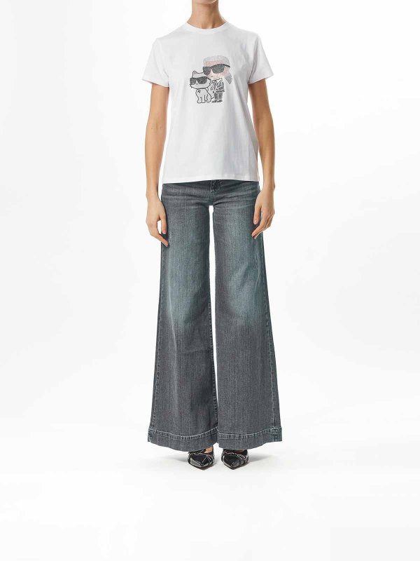 KARL LAGERFELD: T-shirts online - T-Shirt - Weiß