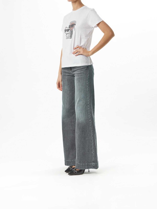 The Best Shops KARL LAGERFELD: T-shirts - T-Shirt - Weiß