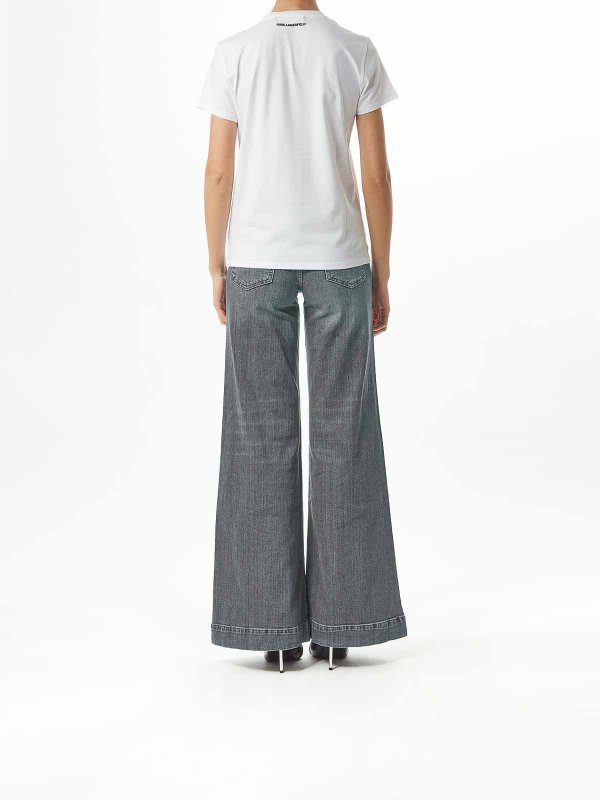 T-Shirt - Weiß shop online: KARL LAGERFELD