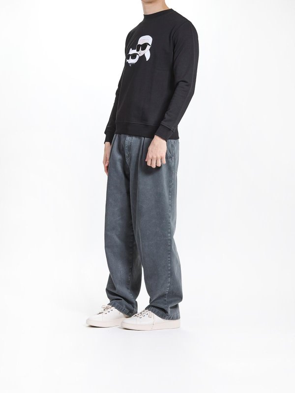 The Best Shops KARL LAGERFELD: スウェット＆セーター - スウェットシャツ/セーター - 黒